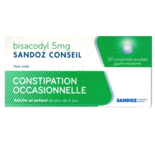 Bisacodyl générique 5mg